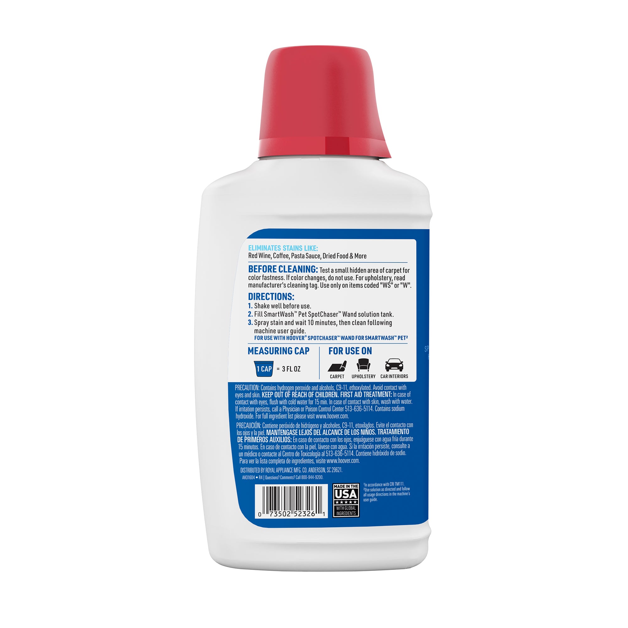 Hoover Oxy SpotChaser Wand Refill Solution 32 oz - Image 4