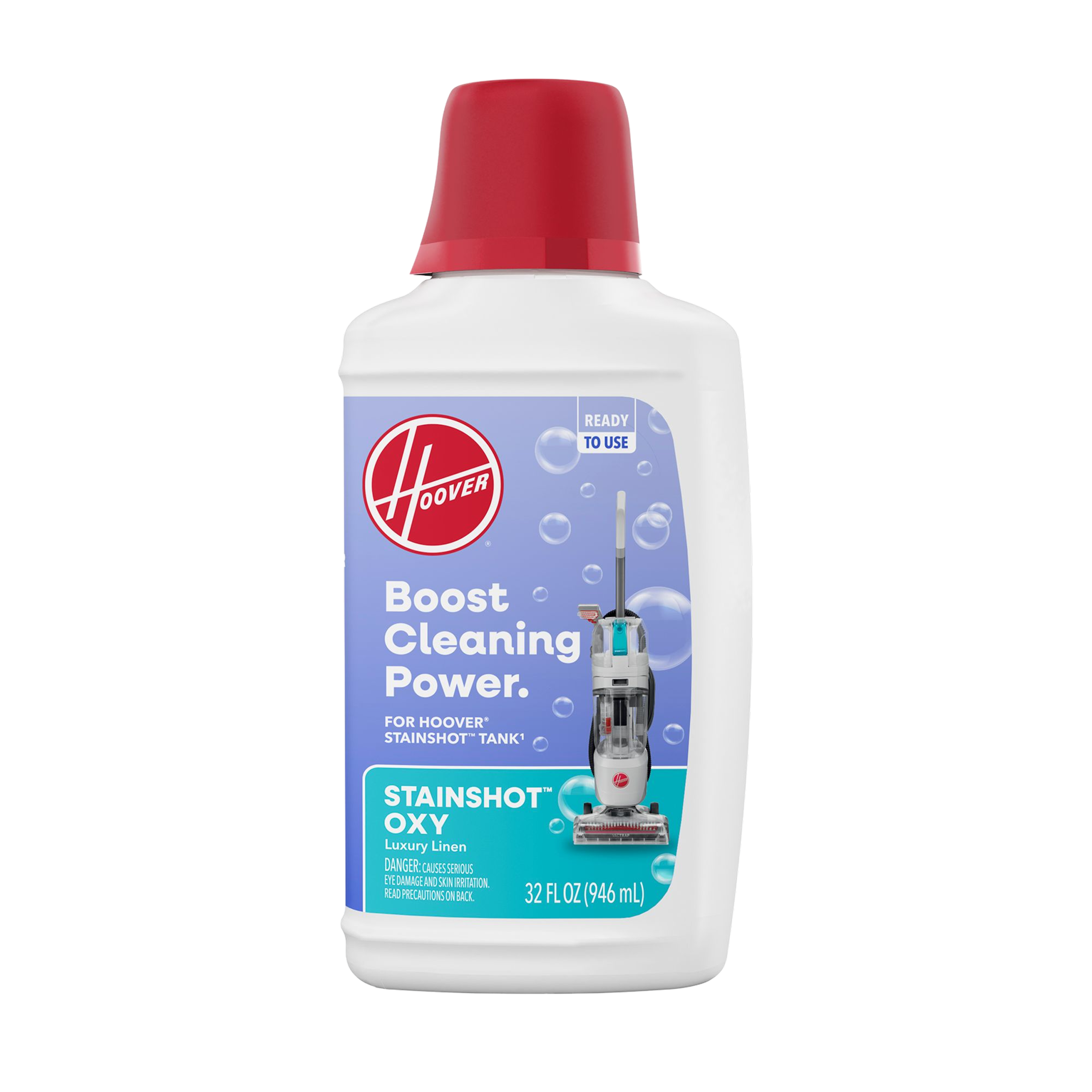 Hoover StainShot OXY Booster Carpet Cleaner Solution 32oz