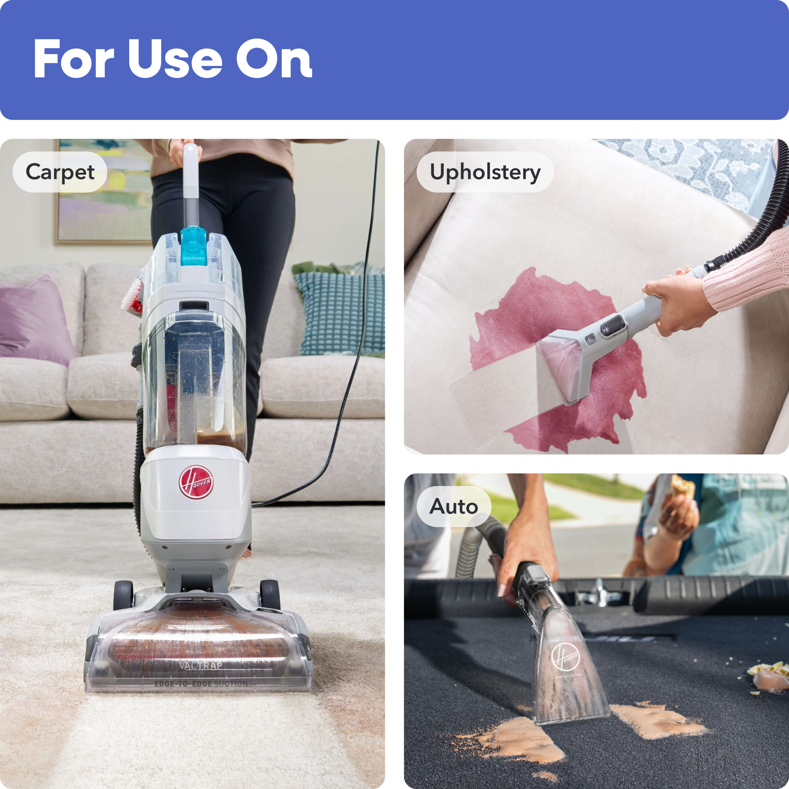Hoover StainShot OXY Booster Carpet Cleaner Solution 32oz - Image 3
