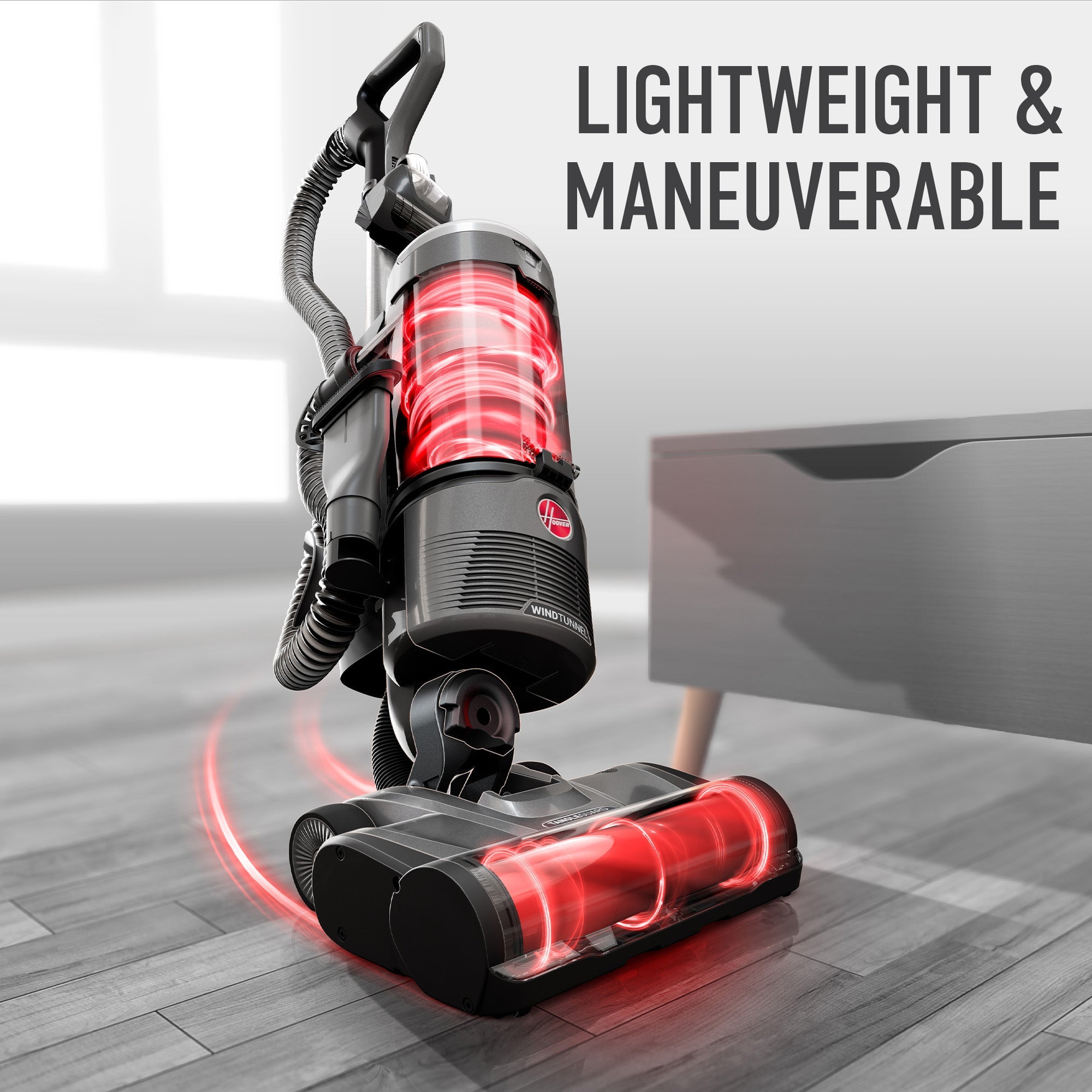 Hoover WindTunnel Swivel Pet Upright Vacuum & Pet Carpet Powder Bundle - Image 5